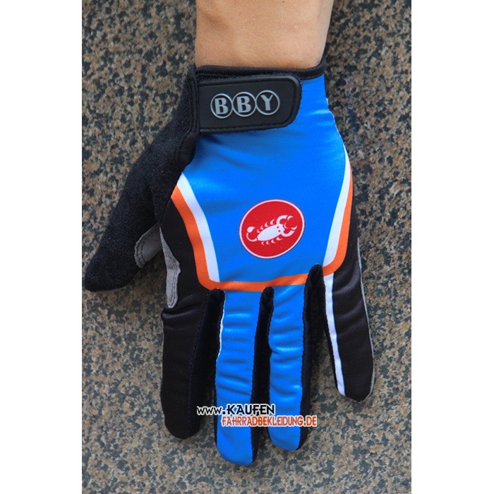 2020 Castelli Lange Handschuhe Blau Shwarz (3)